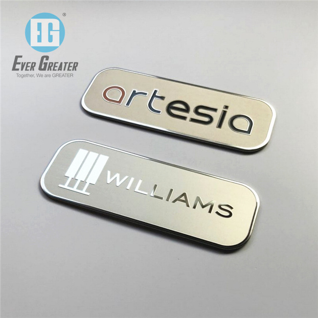 Custom High Quality Aluminum Personalized Name Plates Sticker With Over 25 Years Experience And ISO Cert