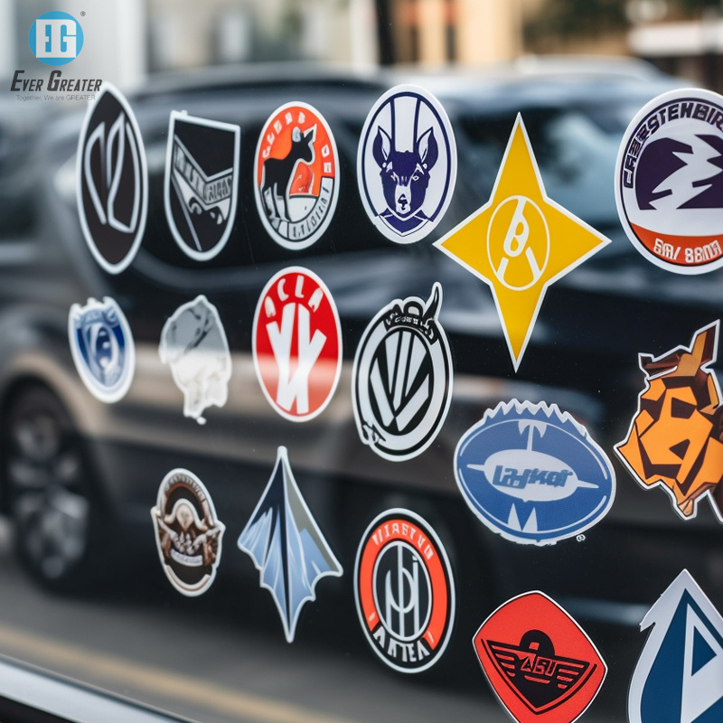 Custom high quality waterproof wall sticker car vinyl decal die cut decals