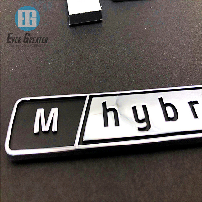 Custom  High Quality Auto Logo Plastic Chrome 3D ABS Car Emblem