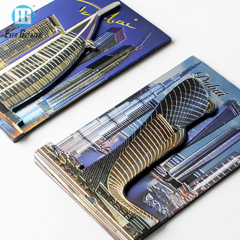 Factory Design Fridge Magnet Customized Singapore Tourist Souvenirs 3D Resin Refrigerator Magnets