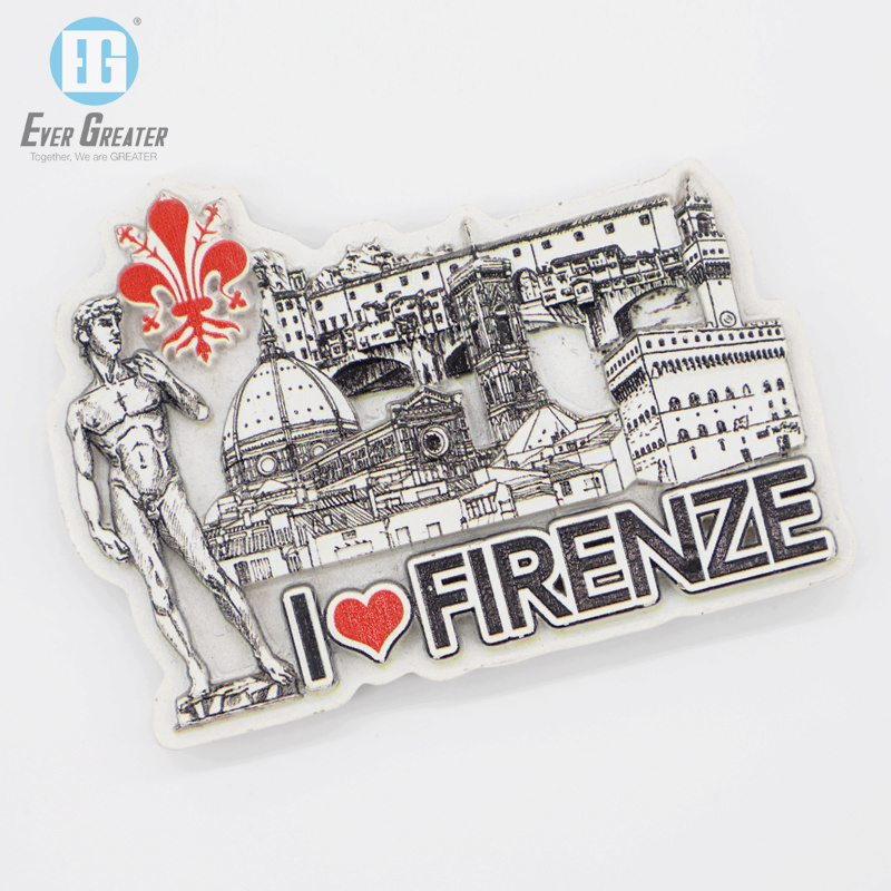 Factory Design Fridge Magnet Customized Singapore Tourist Souvenirs 3D Resin Refrigerator Magnets