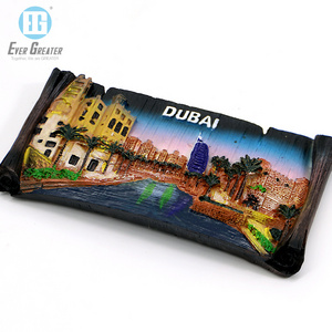 Custom Promotional Resin Fridge Magnets In Dubai Tourist Refrigerator Souvenir From Around The World