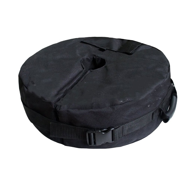 Round Outdoor Umbrella Base Weight Umbrella Stands Heavy Duty Beach Patio Bag Round Tent Sandbags