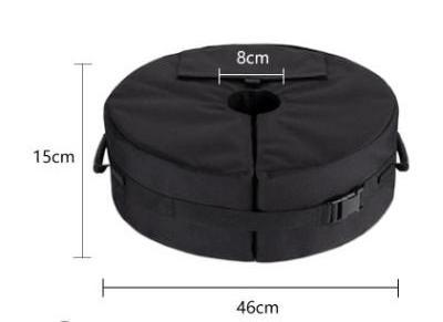 Round Outdoor Umbrella Base Weight Umbrella Stands Heavy Duty Beach Patio Bag Round Tent Sandbags