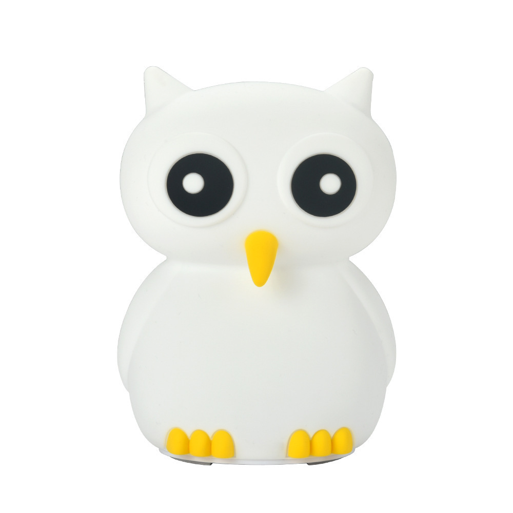 NEW Owl Design Wireless Charging Light Soft Silicone Pole Space Night Lamp For Kids