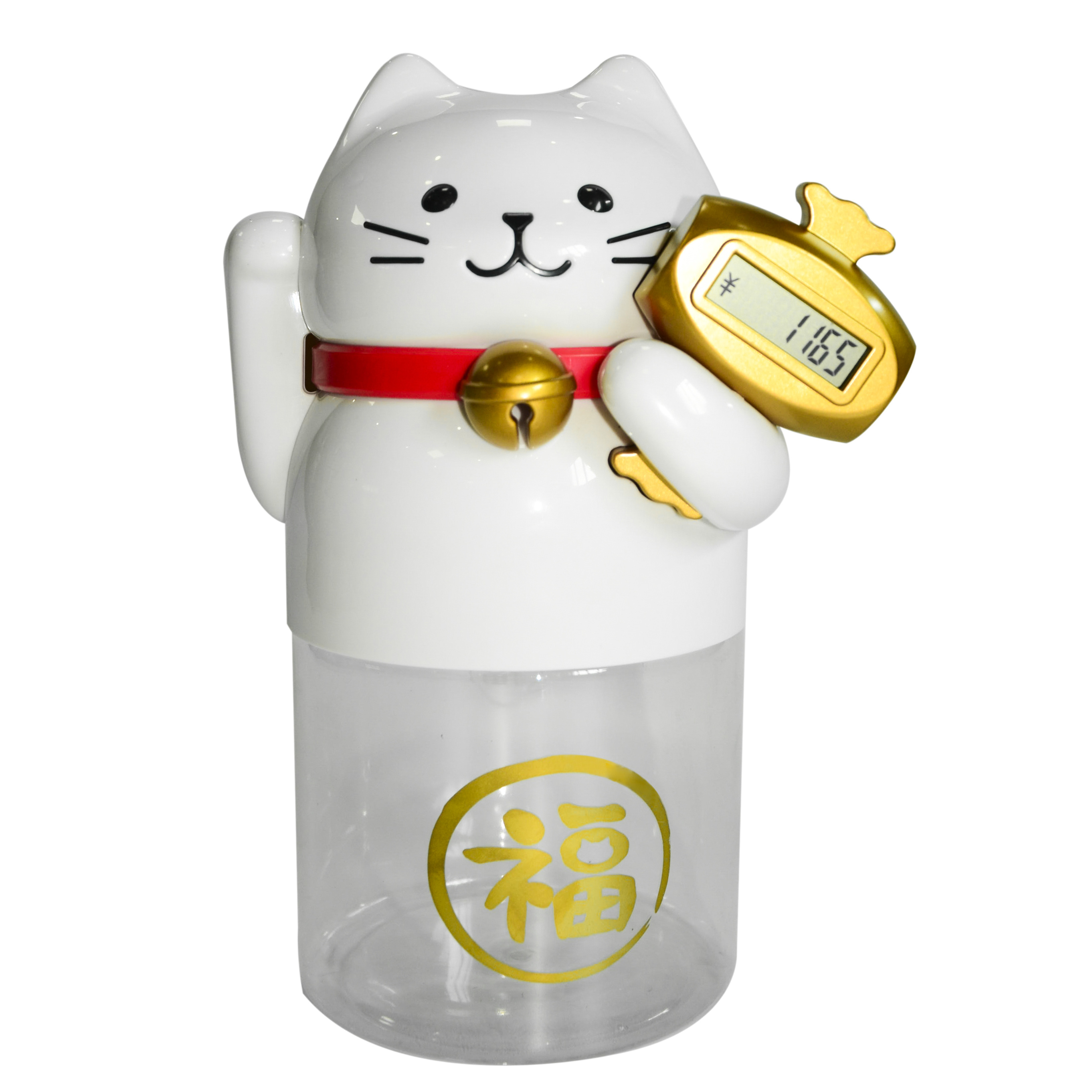 Coin counting machine transparent piggy bank Lucky cat Fortune cat piggy digital coin bank for coin adult gifts