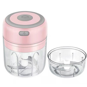 Mini Food Chopper USB Charging Garlic Chopper Grinder Electric Food Mincer Shredder With Charging Cable for Kichen