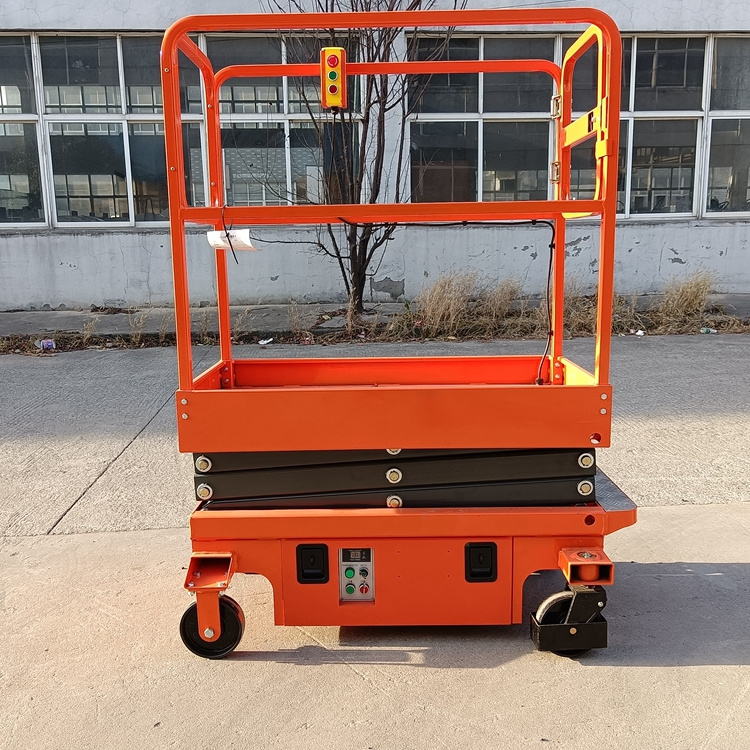 EVERLIFT Mobile Hydraulic Scissor Lift Small Mobile One Man Scissor Lift/electric Scaffolding