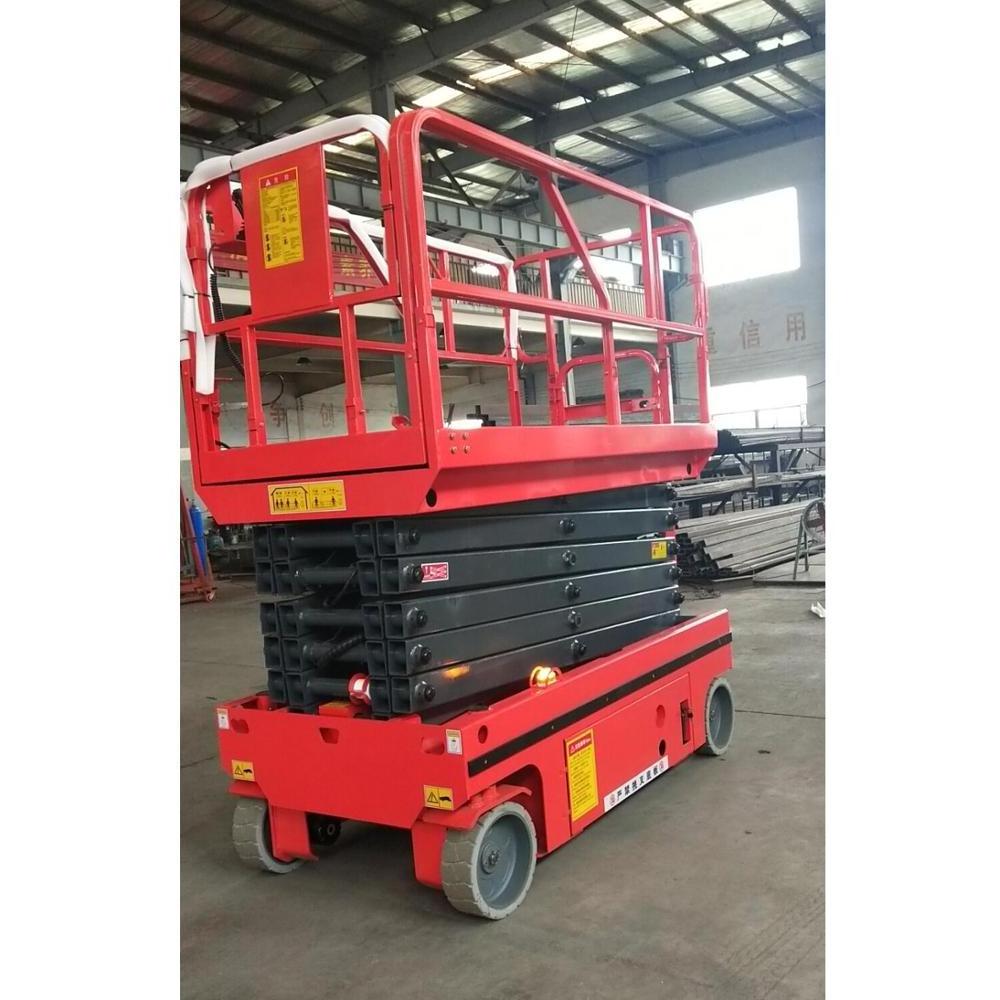 Aerial Work Platform  Full Electric Scissor Lift  Max 14 M  With Hydraulic Driver and Self Propelled Scissor  Lifter