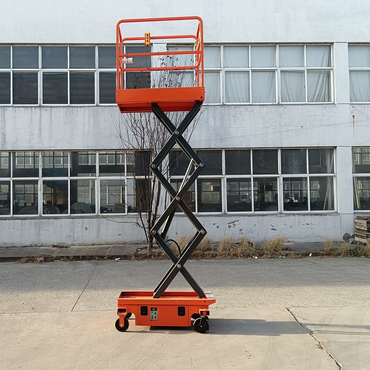 EVERLIFT Mobile Hydraulic Scissor Lift Small Mobile One Man Scissor Lift/electric Scaffolding