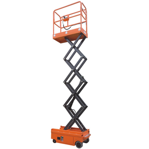 EVERLIFT Mobile Hydraulic Scissor Lift Small Mobile One Man Scissor Lift/electric Scaffolding