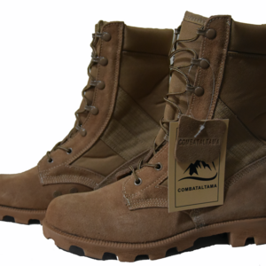 Custom Durable Tactical Combat Jungle Beige Shoes Desert Khaki Rubber Boots