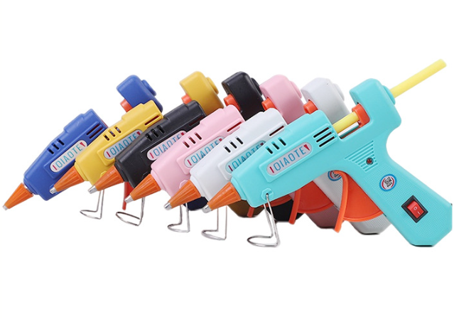 Hot selling colorful hot melt glue gun machine 20W electric hot-melt glue guns industrial