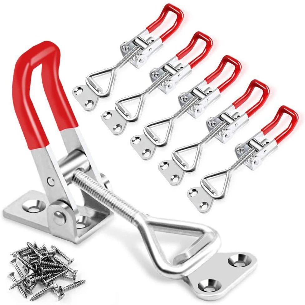 Adjustable Quick Release Metal Toggle Clamp Clip Holding Capacity Latch Durable Heavy Duty Hand Tool