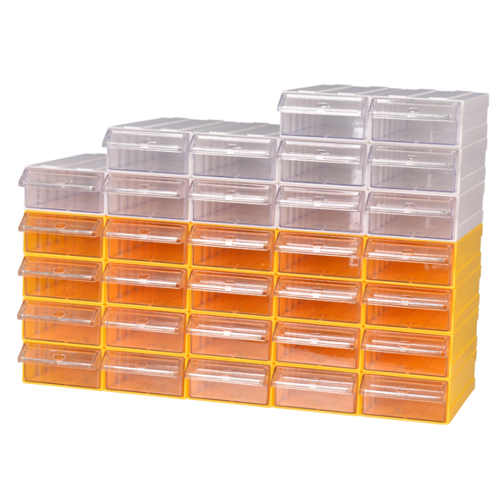 Box Drawer Type Parts Multi-function Cabinet Separable Small Parts PP Customized Logo Simple OEM ODM Plastic Tool Box ET-FS141