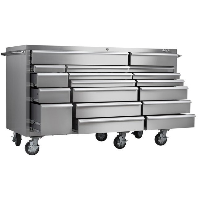 Zhixin 72 inch wood table US General Tool Box With Casters Toolbox