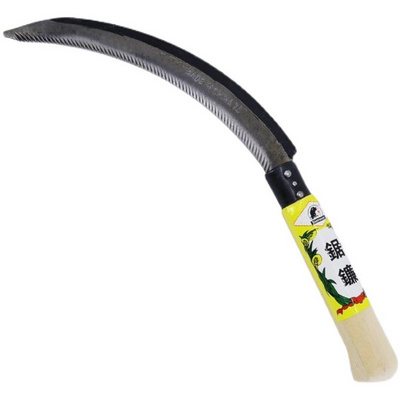 Zhixin 6.5/7.5/10.5 inch Wooden Handle Agriculture Sickle Harvesting Sickle Agriculture Tools