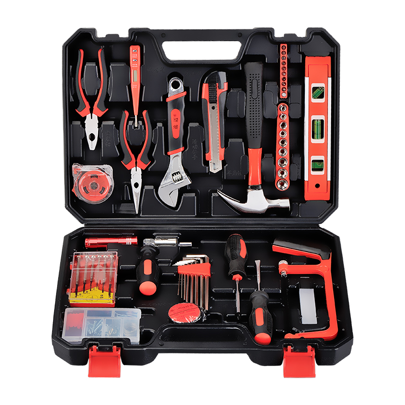 110pcs household hardware tool set toolbox electrical carpentry manual maintenance combination set wholesale manufacturers