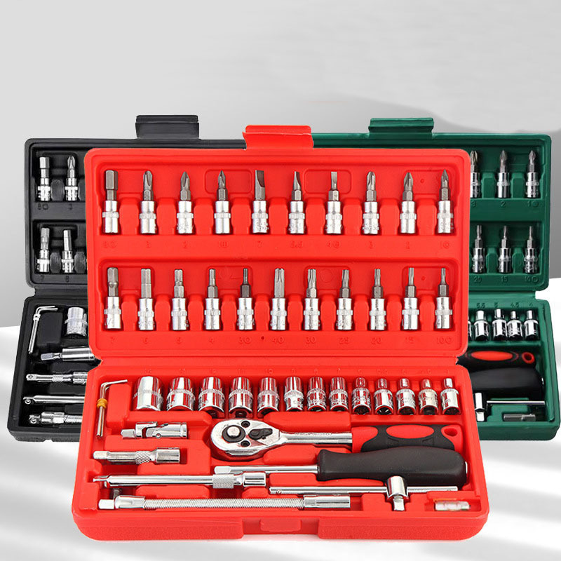 Wrench 46pcs Star Torx Socket Tools Set Male Female Sockets with Torx Bit Adaptor for Mechanics Repair Tool Kit ferramentas Repa