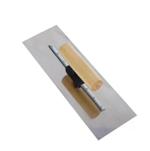 Manufacturers  Wooden Handle Stainless Steel Plastering Long Plastering Trowel Plaster Trowel