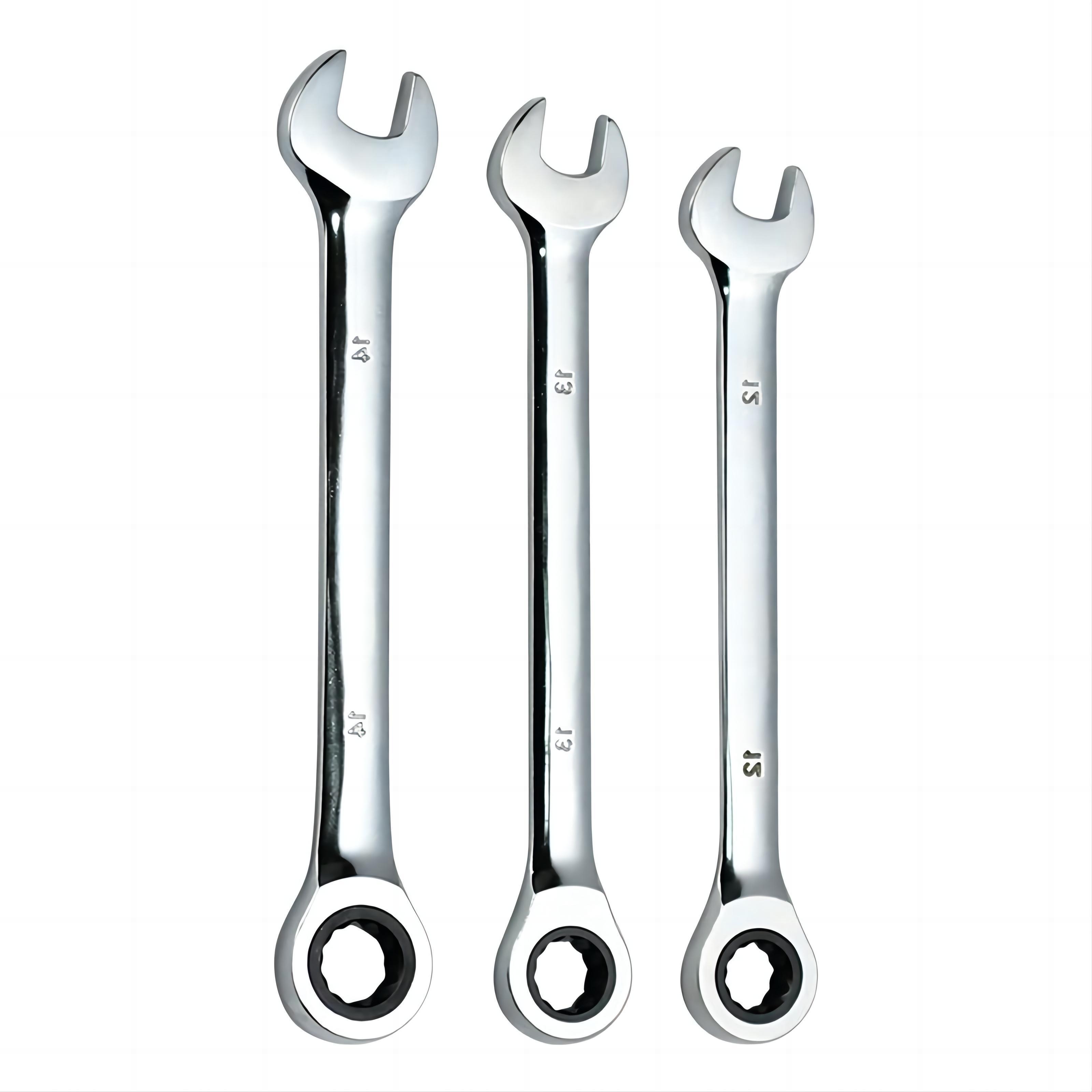 Multi-function Wrench Spanner Set Double Ratchet Offset Ring Wrench Combination Wrench