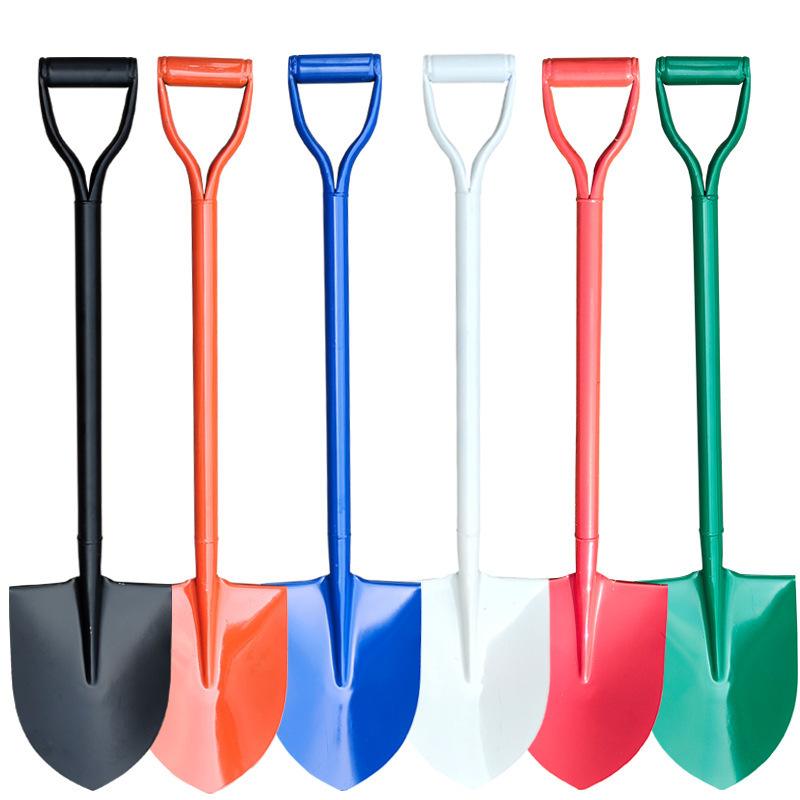 Wholesale Metal Steel Handle Carbon Steel Digging Farm Tool Spade Shovel