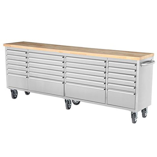 Zhixin 72 inch wood table US General Tool Box With Casters Toolbox