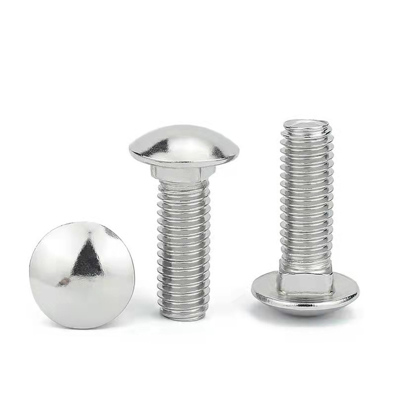 OEM Wholesale 304/201 Stainless Steel Round Head Bolts