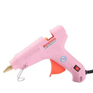 Hot selling colorful hot melt glue gun machine 20W electric hot-melt glue guns industrial