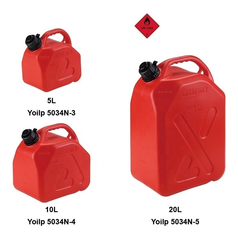 20 litre portable Jerry Can Plastic 5 Gallon Fuel Tank 20L HDPE Gasoline Jerry Can