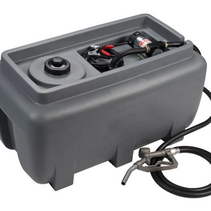 Farm equipment refueling, 200L 12V electric pump plastic diesel tank