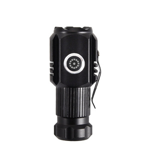 Mini Led Flashlights Rechargeable USB C Small Powerful Max 2550 Lumens 5 Modes Pocket Clip Handheld EDC lamp Camping