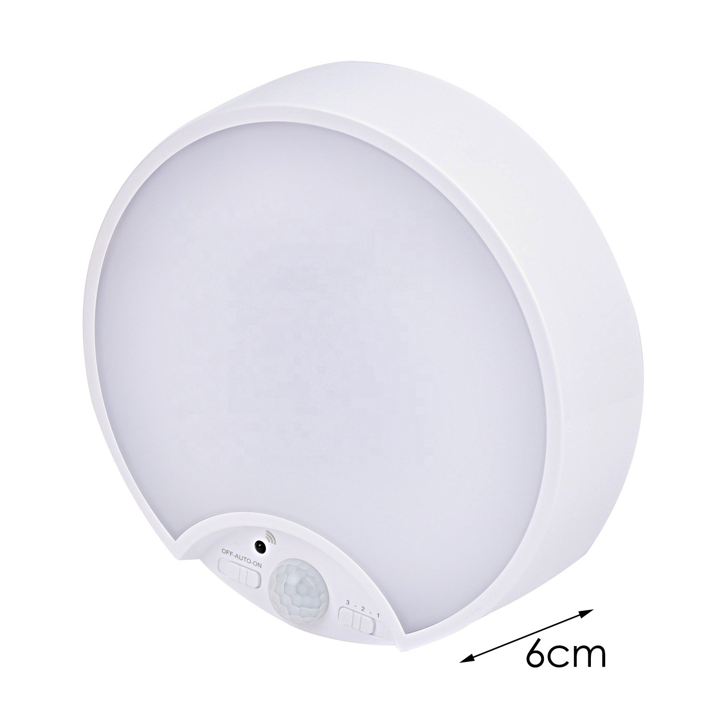 Motion Sensor Ceiling Light Battery Operated Indoor/Outdoor LED Ceiling Lights for Closet Hallway Pantry Stairs Garage