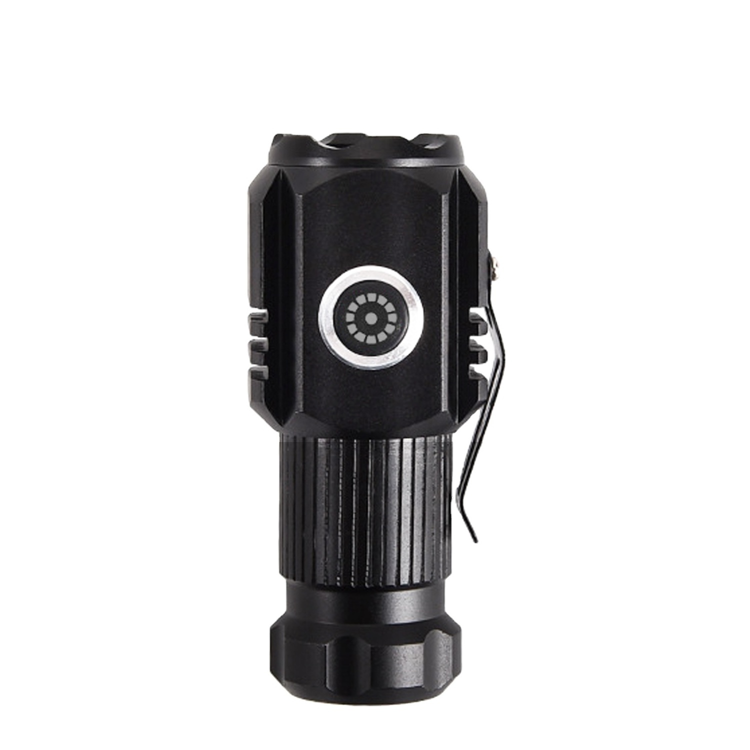 LED EDC High Lumens Rechargeable Flashlight Hat Lamp 2 in 1 Mini Flashlight  Waterproof 3 Bulbs Clip magnet