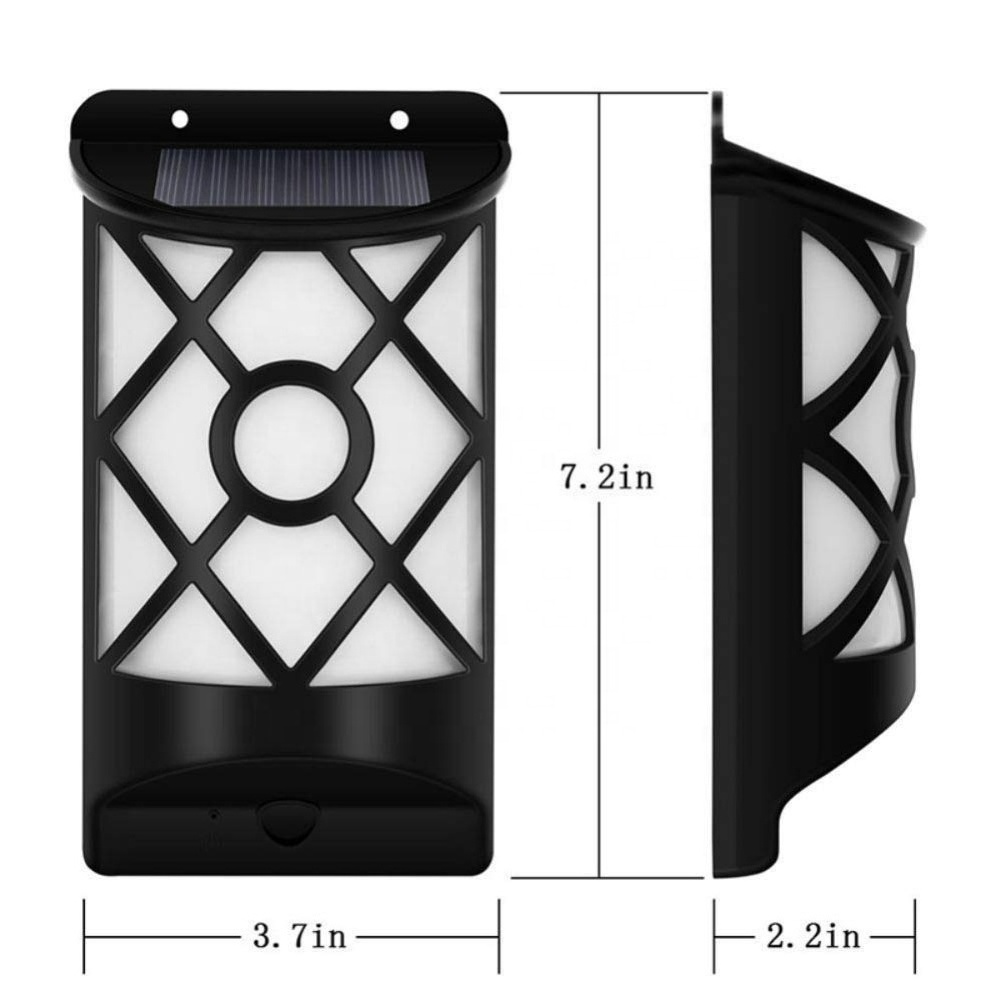 66 LED Solar Lights Flame Solar Lantern Outdoor Hanging Lanterns