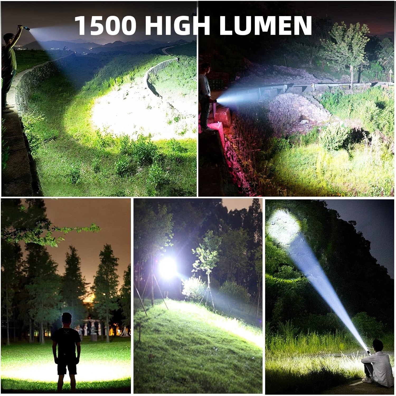 High Lumens 100000 Powerful LED Flashlight XHP70 Taschenlampe Linterna Portable Security Zoom Torch Light