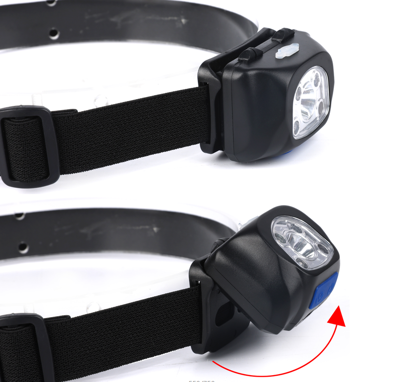 LED Headlamp 45 degree Tilt Comfortable Headlamp Flashlights for Adults and Kids IPX4 Waterproof Headlight for Outdoor Camping