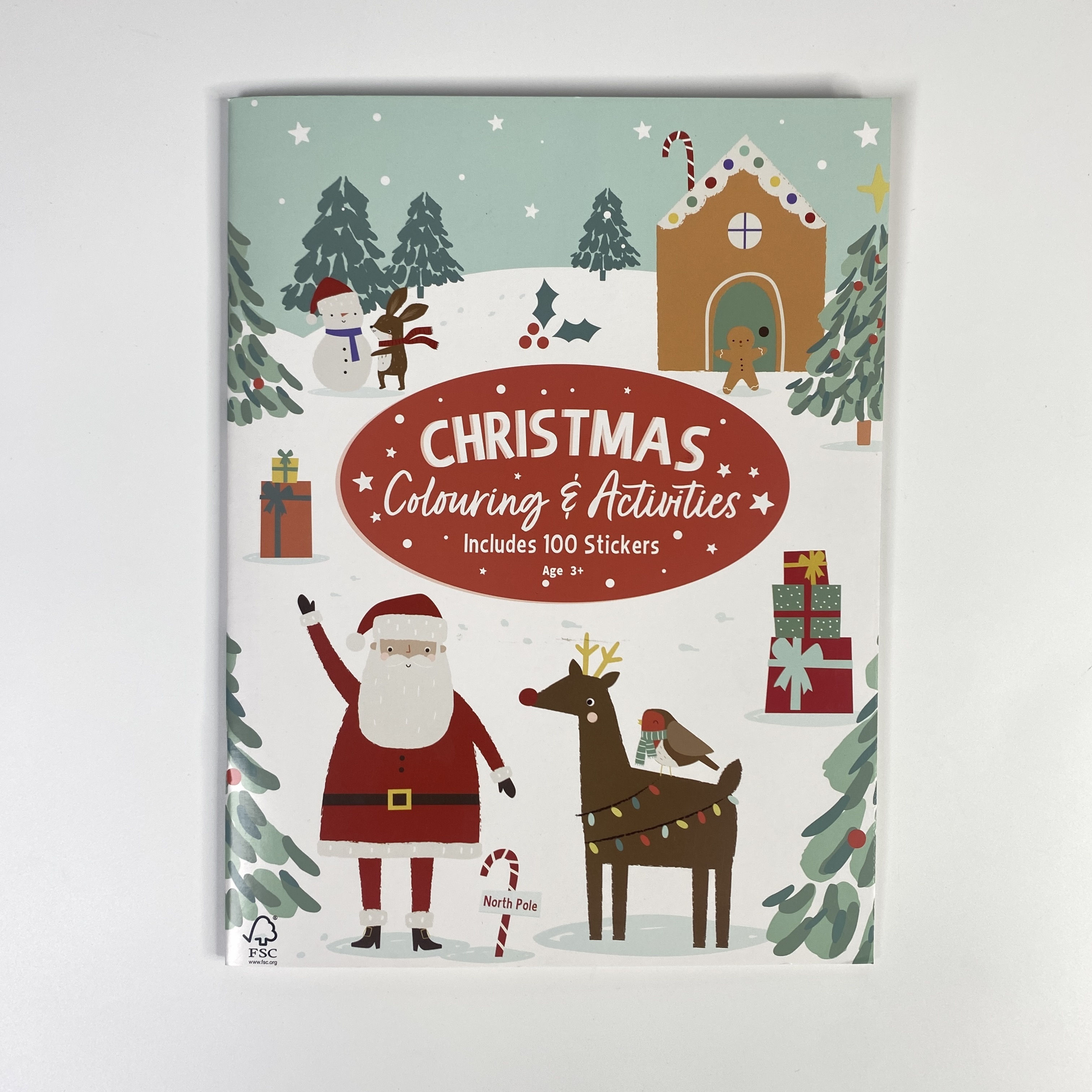 A5 Wholesale custom printing sticker book Christmas coloring book