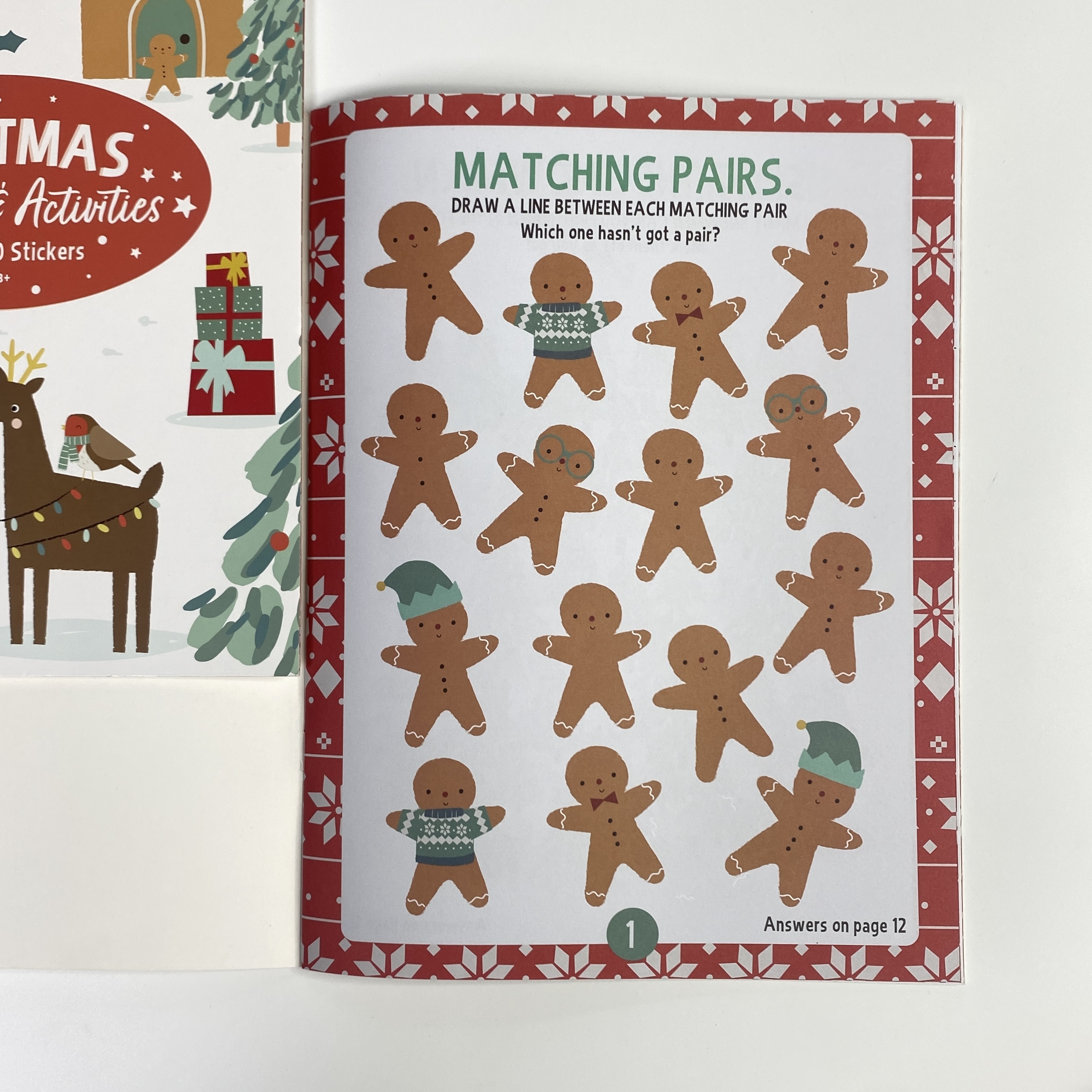 A5 Wholesale custom printing sticker book Christmas coloring book