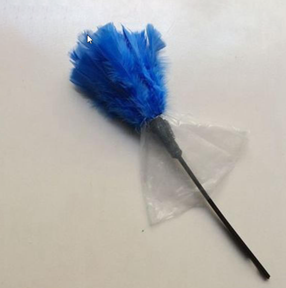 tiny feather duster black white mini handle Turkey marabou Flats Duster pink Cleaner Brush for home clean