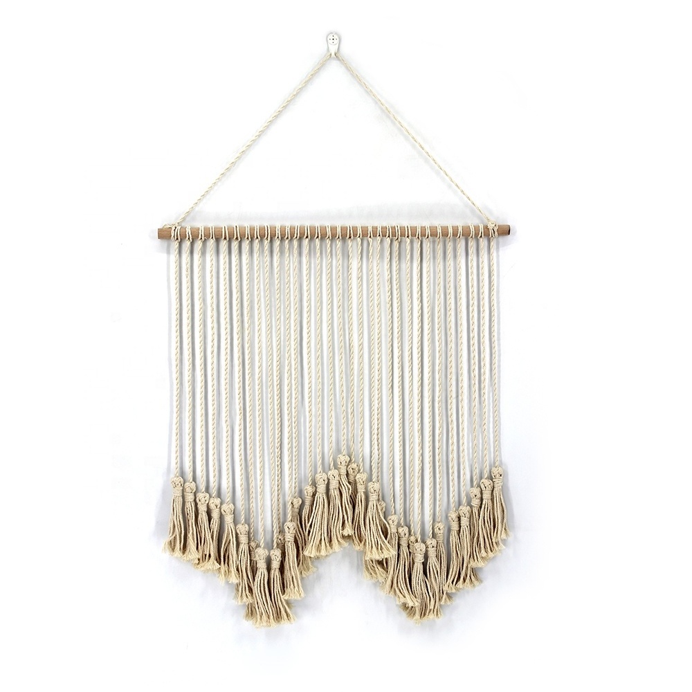 Eco-friendly DIY Macrame Wall Hanging Small Woven Tapestry Boho Wall Art Decor Room Home Decor, Apartment, Farmhouse ,Nursery, Party Decorations