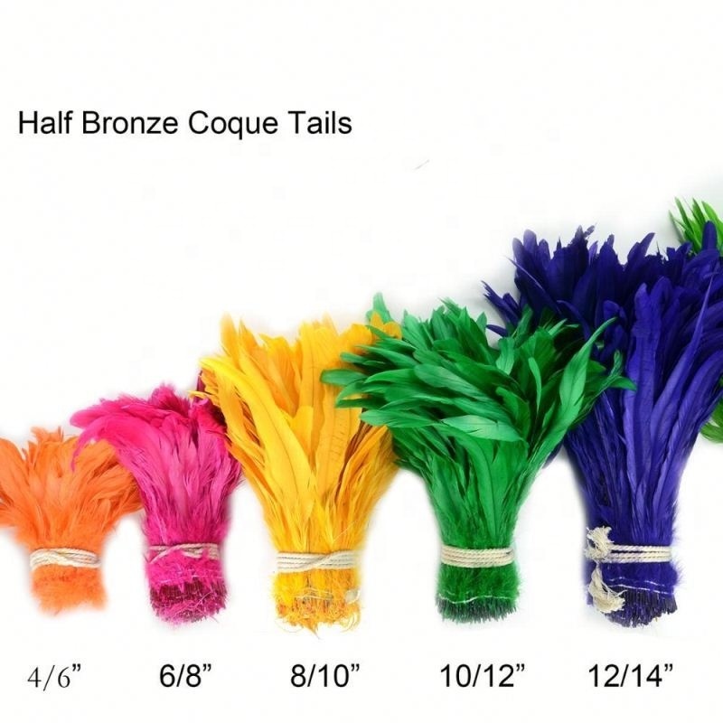 DIY  Rooster Coque Tails decorative rooster chicken feathers rooster tail carnival feather costume fringe trim