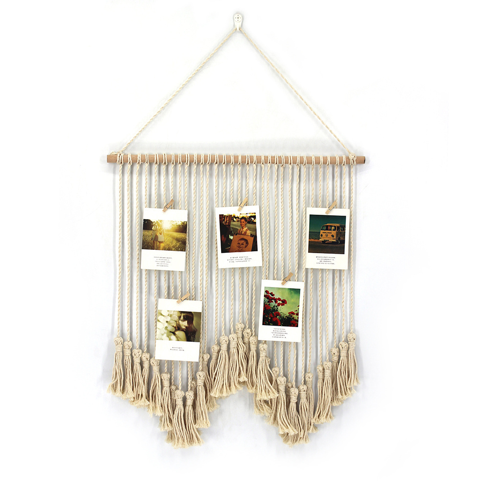 Eco-friendly DIY Macrame Wall Hanging Small Woven Tapestry Boho Wall Art Decor Room Home Decor, Apartment, Farmhouse ,Nursery, Party Decorations