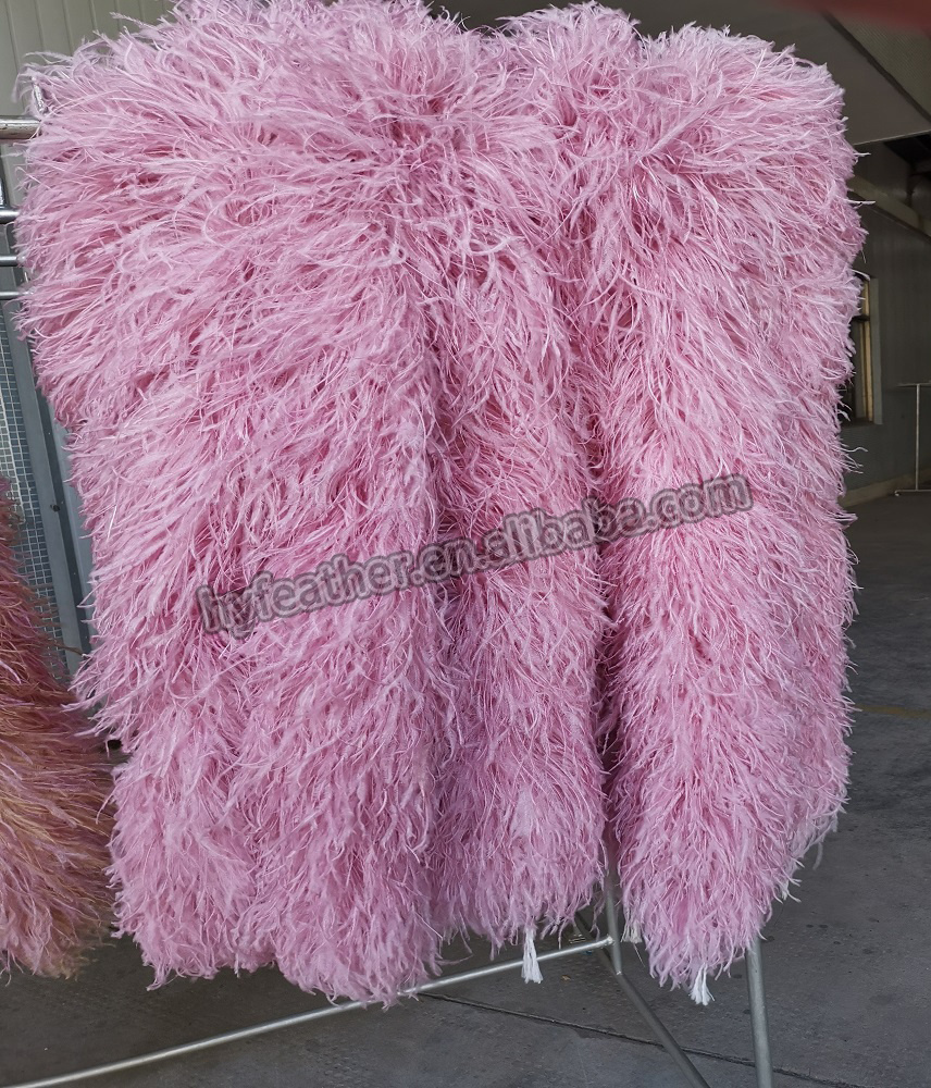 DIY Factory Wholesale b Cheap Curly marabou feather boa with ostrich 10 Ply Decoration Ostrich Boas for dress fabric