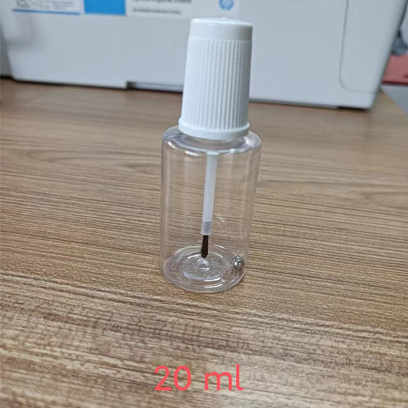 20ml Plastic PET touch up paint bottle glue brush bottle