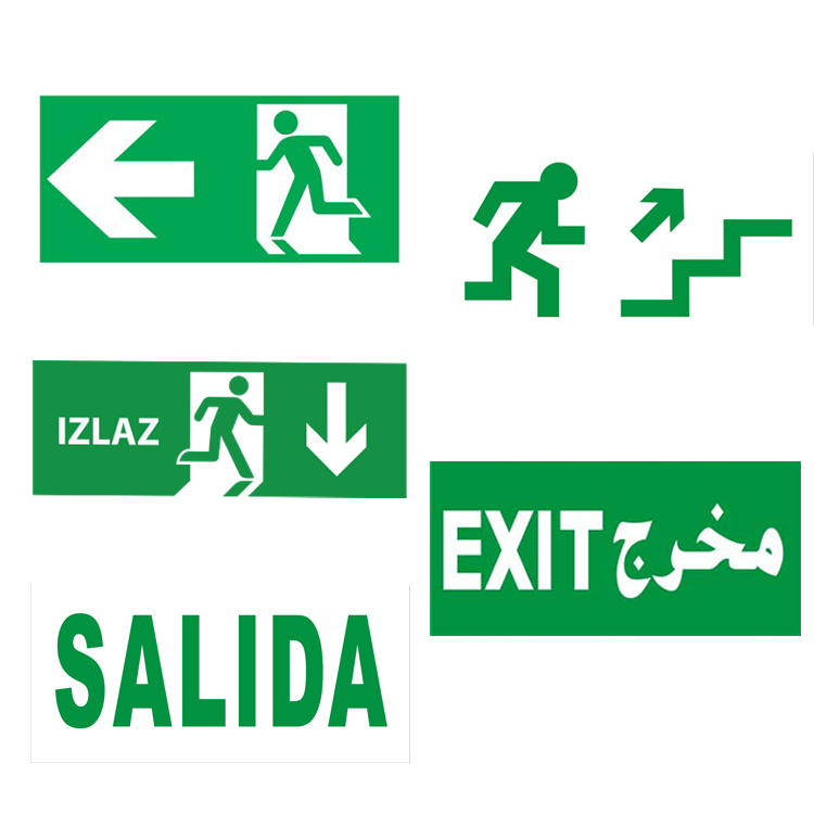 2018 Wholesale powerful practical safety exit signs