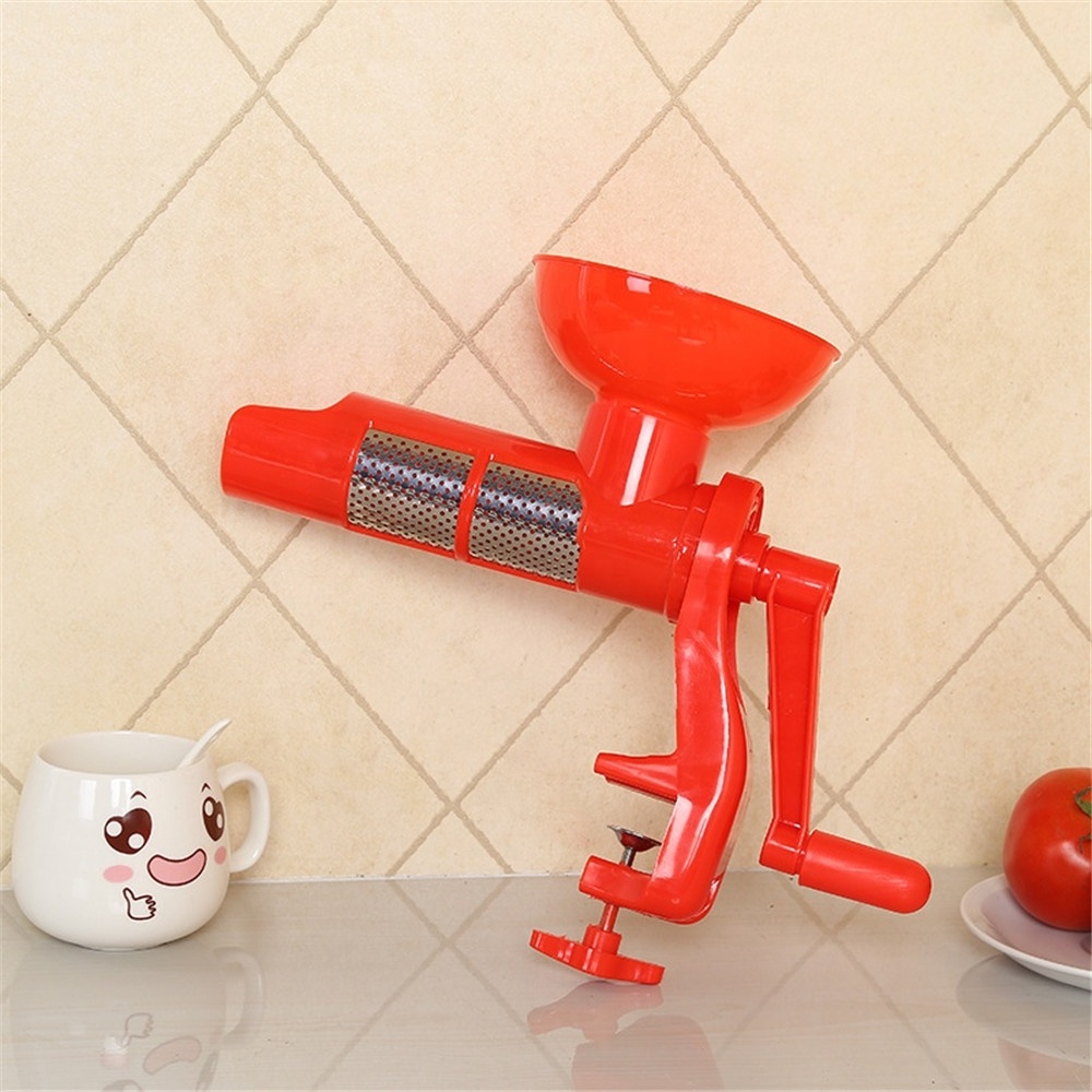 High quality hand manual Plastic Kitchen tomato Vegetable  juicer