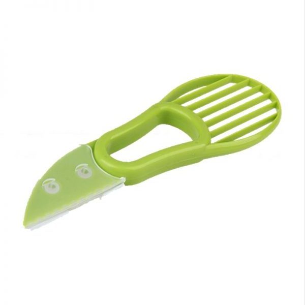 Household  Multifunction Manual Plastic 3 in 1 Cutter Avocado Slicer