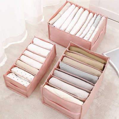 3 Pcs Wardrobe Organizer Set Fabric Closet Organizers and Foldable Storage Boxes for Clothes