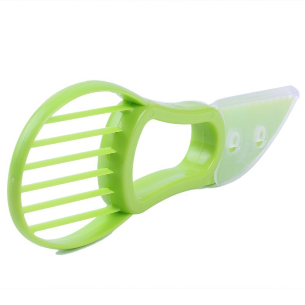 Household  Multifunction Manual Plastic 3 in 1 Cutter Avocado Slicer